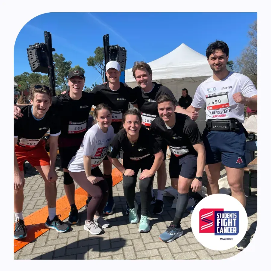Student consultants at the Run to Fight Cancer