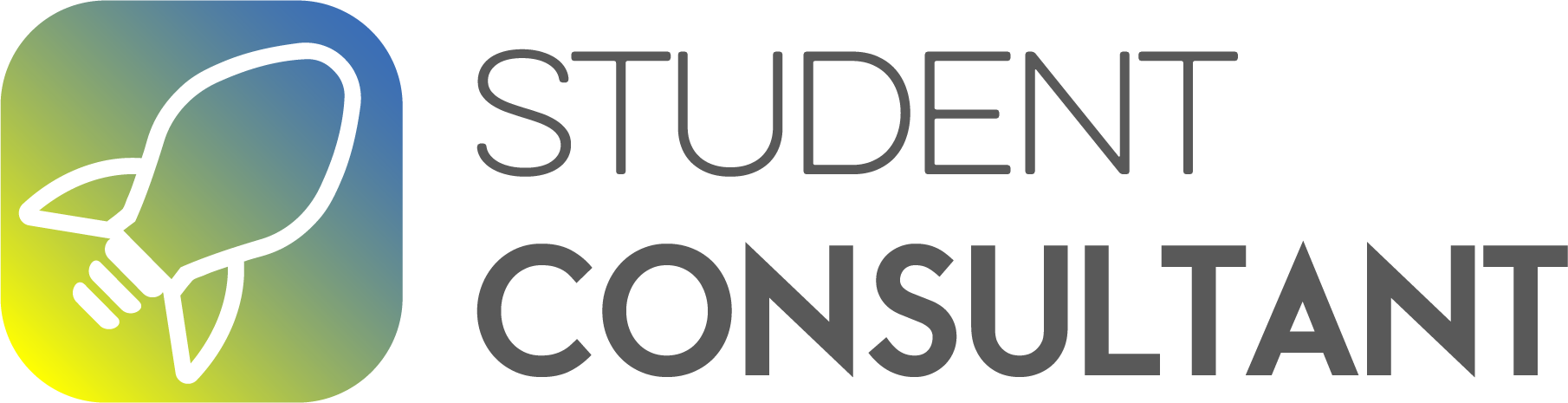 Logo Student Consultant met grijze tekst